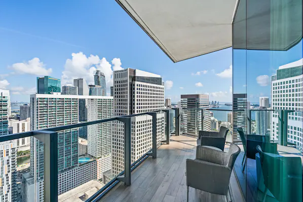 Balcony view at EAST Miami