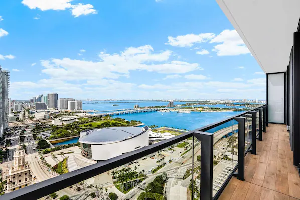 Balcony view at The Elser Hotel Miami