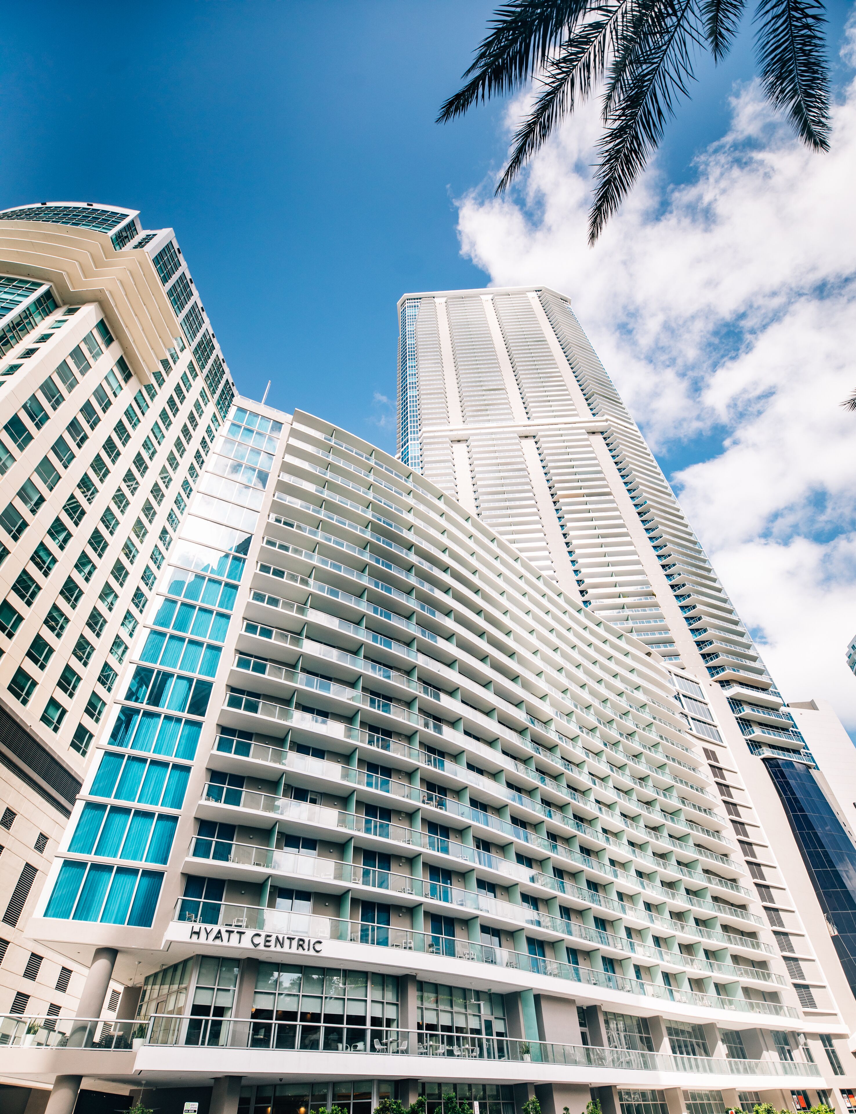 Hotel exterior at Hyatt Centric Brickell Miami
