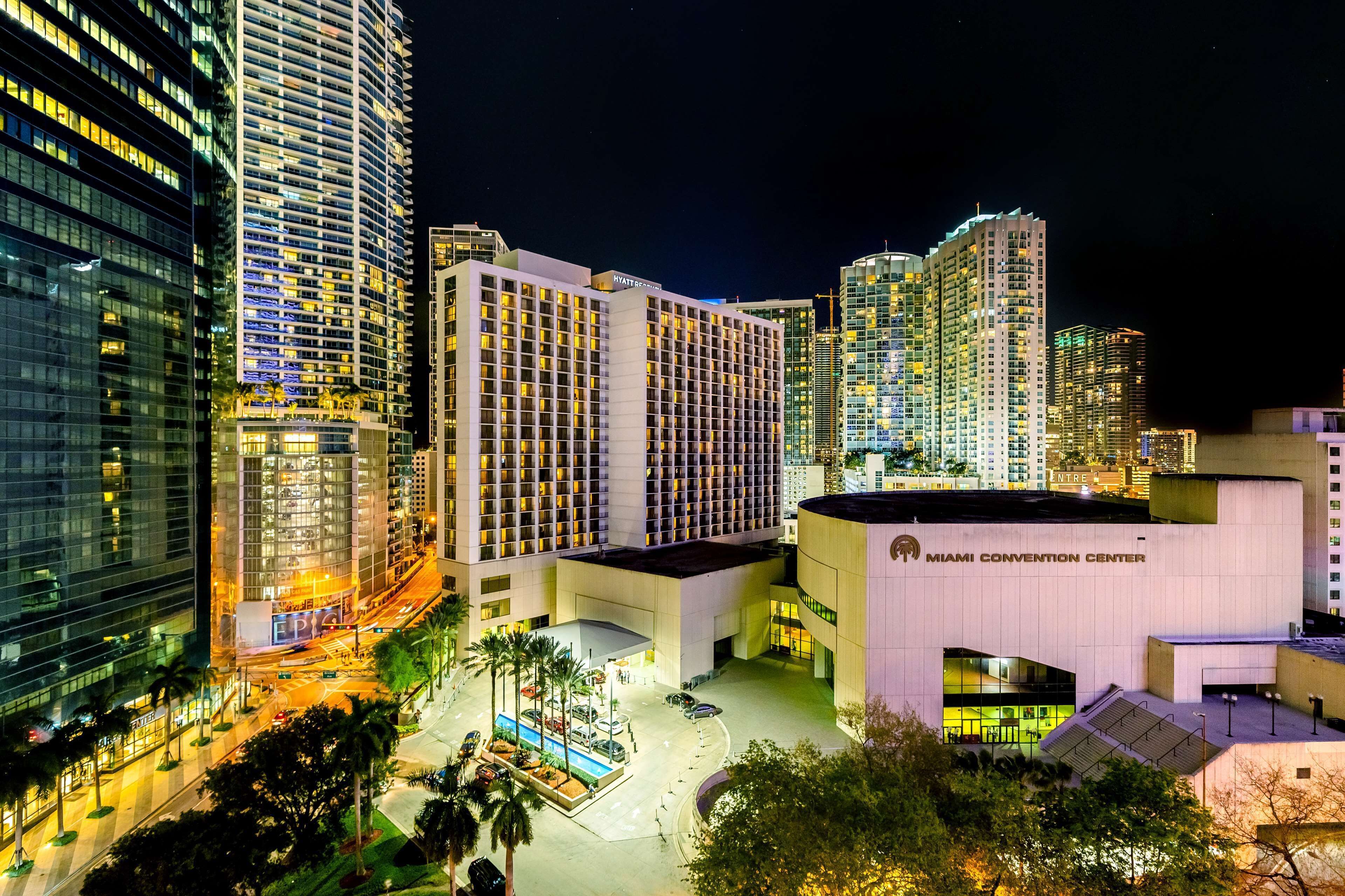 Hotel exterior at Hyatt Regency Miami