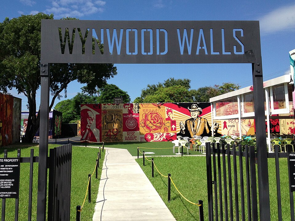 Wynwood Walls entrance, photographed in 2013